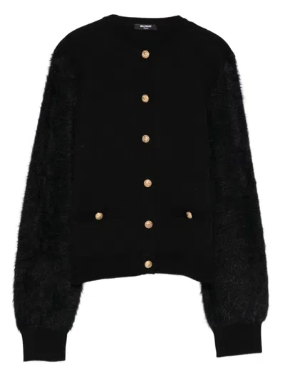 BALMAIN BALMAIN KIDS CARDIGAN WITH DECORATION