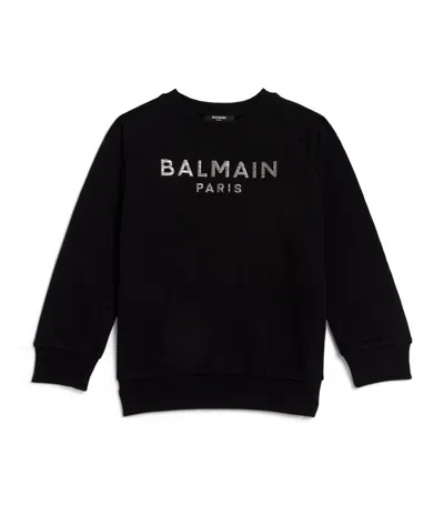 BALMAIN KIDS COTTON LOGO SWEATSHIRT (4-14 YEARS)