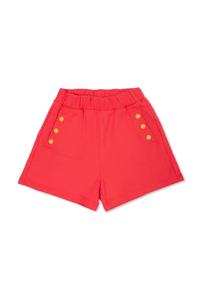 Balmain Kids Cotton Shorts By  Kids In E