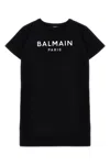 Balmain Logo-print Short-sleeve T-shirt In Black