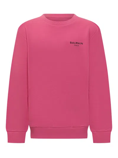 Balmain Kids Kids Mini Sweatshirt In Pink