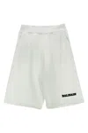 Balmain Kids Embossed Logo Bermuda Shorts