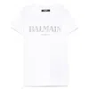 Balmain Kids Logo Print Short-sleeved T-shirt In Multi