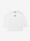 Balmain Kids Logo Sweatshirt In White