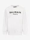 Balmain Kids Logo Sweatshirt In White