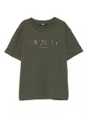 Balmain Kids Logo T-shirt In Green