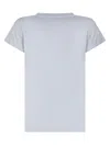 Balmain Kids Mini Logo Button T-shirt In Celeste/oro
