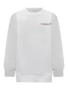 Balmain Kids Mini Statement Sweatshirt In White Colourful