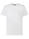 Balmain Kids Mini T-shirt In White/gold