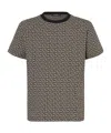 Balmain Kids Monogram-printed Crewneck T-shirt In Multi