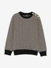 Balmain Kids Monogram Sweatshirt In Multi