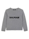 Balmain Sweater  Kids Color Grey In Gray