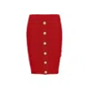 Balmain Button-embellished Midi Skirt