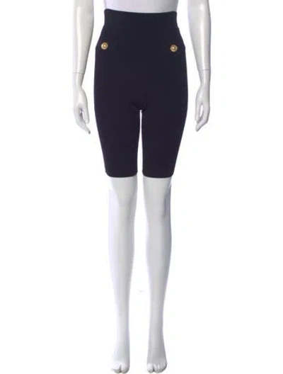 Pre-owned Balmain Knee-length Shorts In Black