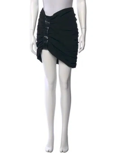 Pre-owned Balmain Knee-length Skirt In Black
