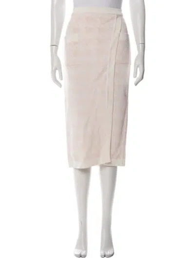 Pre-owned Balmain Knee-length Skirt In Pink