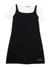 Balmain Paris Kids Dress In Black