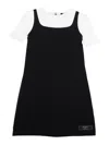 Balmain Paris Kids Dress In Black