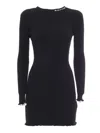 Balmain Knit Dress In Black