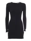 Balmain Knit Dress In Black