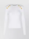 Balmain Knit Jumper With Button Accents