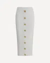 Balmain Ribbed-knit Midi Skirt