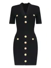 Balmain 4-pocket Knitted Cardigan In Black