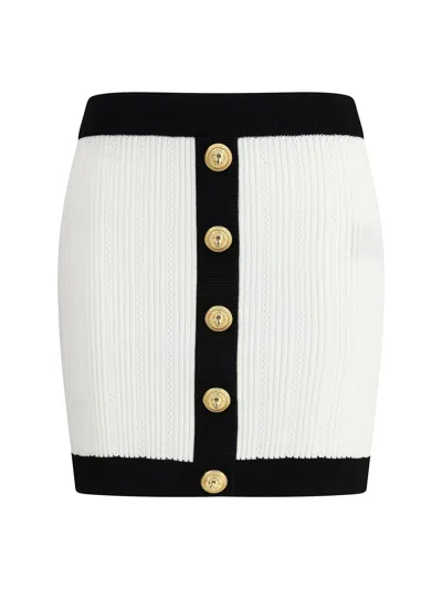 Balmain Knit Mini Skirt