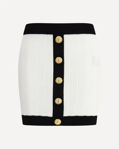 Balmain Knit Mini Skirt