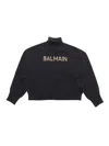 Balmain Knit Top In Black