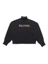 Balmain Knit Top In Black