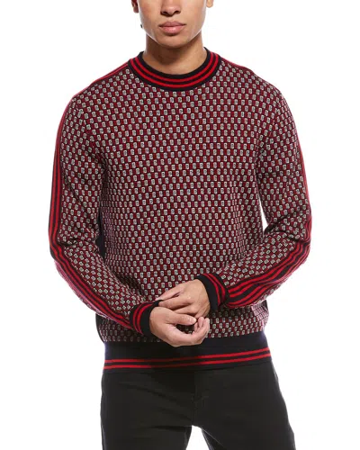 Balmain Knit Wool Sweater In Multi