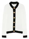 Balmain Knitted Crewneck Cardigan