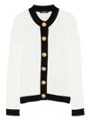 Balmain Knitted Crewneck Cardigan