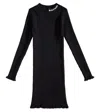 Balmain Knitted Dress In Black