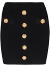 Balmain Women High Waist Buttoned Mini Skirt