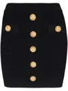 Balmain Women High Waist Buttoned Mini Skirt