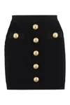 Balmain Knitted Mini Skirt
