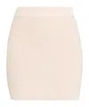 Balmain Knit Short Skirt Clothing In White