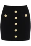 Balmain Women High Waist Buttoned Mini Skirt