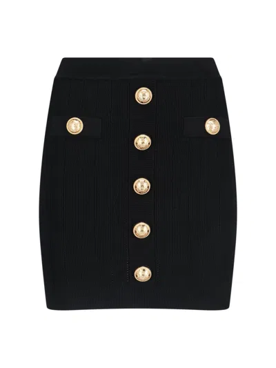 BALMAIN KNITTED MINI SKIRT