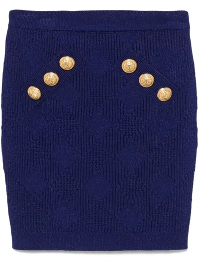 BALMAIN KNITTED MINI SKIRT