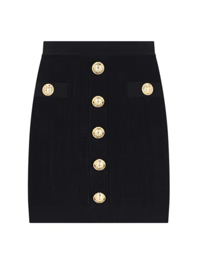 BALMAIN KNITTED MINI SKIRT