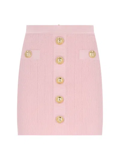 BALMAIN KNITTED MINI SKIRT