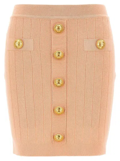 BALMAIN BALMAIN KNITTED MINI SKIRT