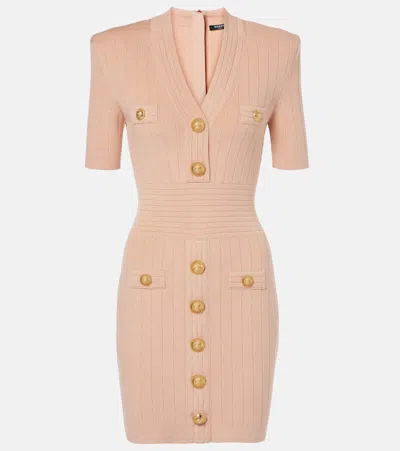 BALMAIN KNITTED MINIDRESS