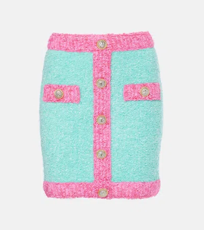 BALMAIN KNITTED MINISKIRT