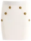 Balmain Knitted Skirt With Buttons