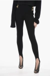 Balmain Button-embellished Stirrup Leggings
