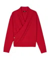 Balmain Wool-blend Sweater In Red